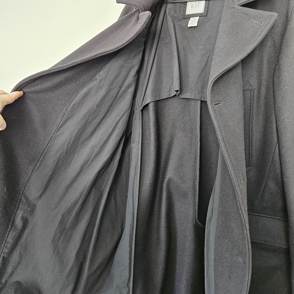 GAP men's black wool blend peacoat size XL - Picture 10 of 13